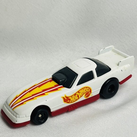 Hot Wheels Funny Car White and Red Dragster Diecast Vintage Toy Car - Picture 3 of 9